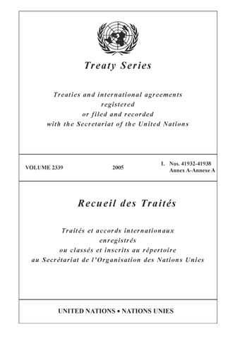 image of Treaty Series 2339