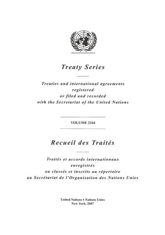 image of Treaty Series 2344