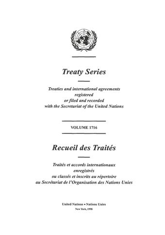 image of No. 29467. International sugar agreement, 1992. Concluded at Geneva on 20 March 1992