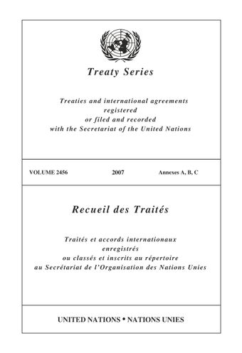 image of Treaty Series 2456