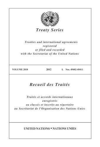 image of Recueil des Traités 2818