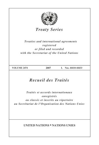 image of Treaty Series 2474