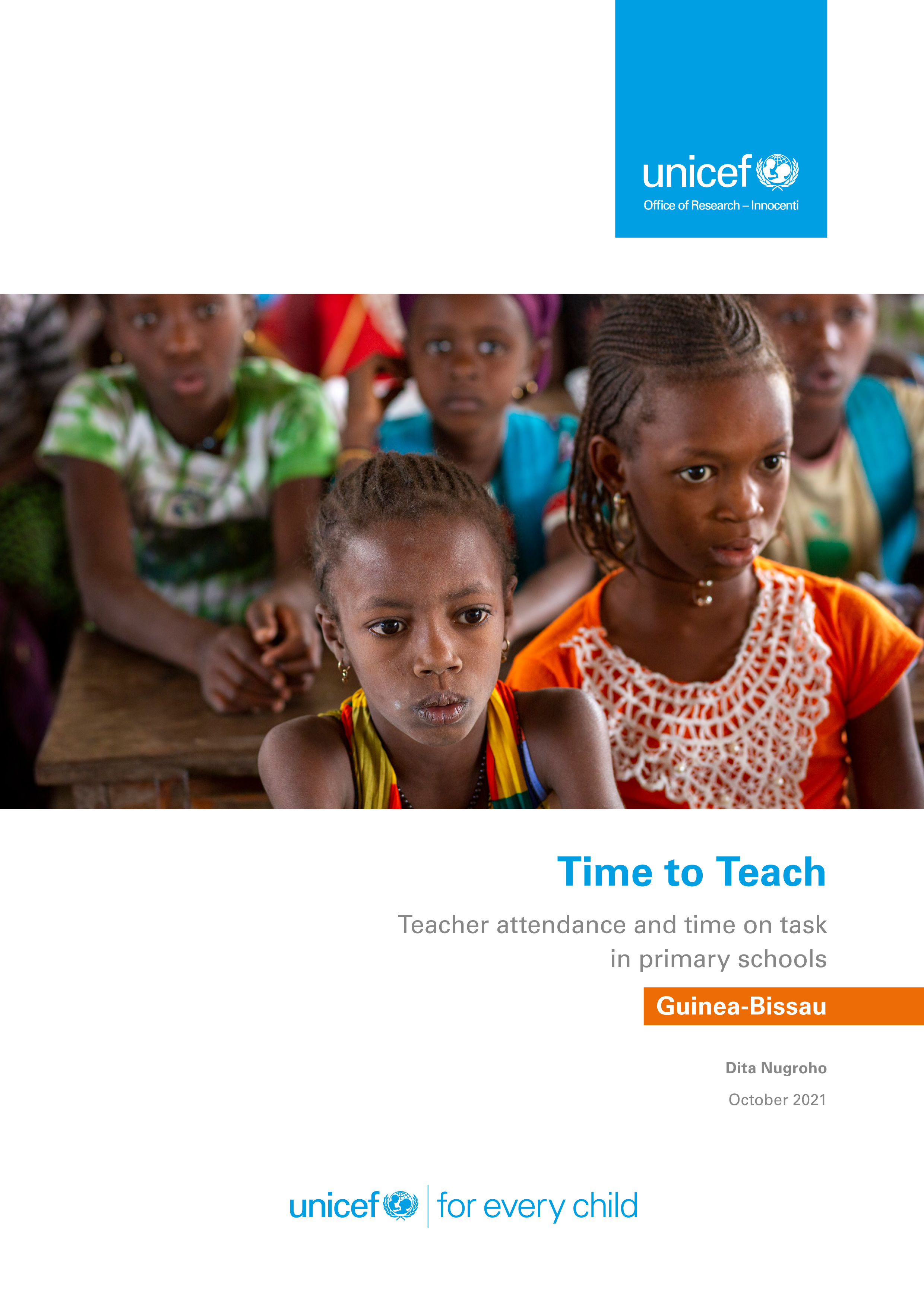 image of Time to Teach: Teacher Attendance and Time on Task in Primary Schools in Guinea-Bissau
