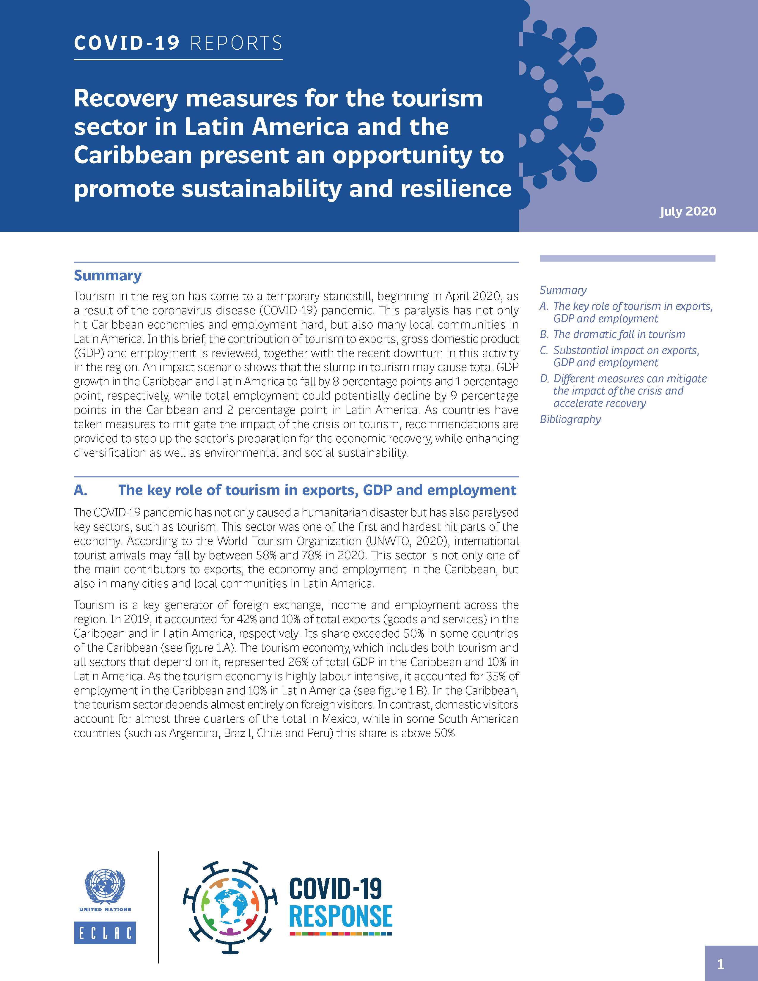 image of Recovery Measures for the Tourism Sector in Latin America and the Caribbean Present an Opportunity to Promote Sustainability and Resilience