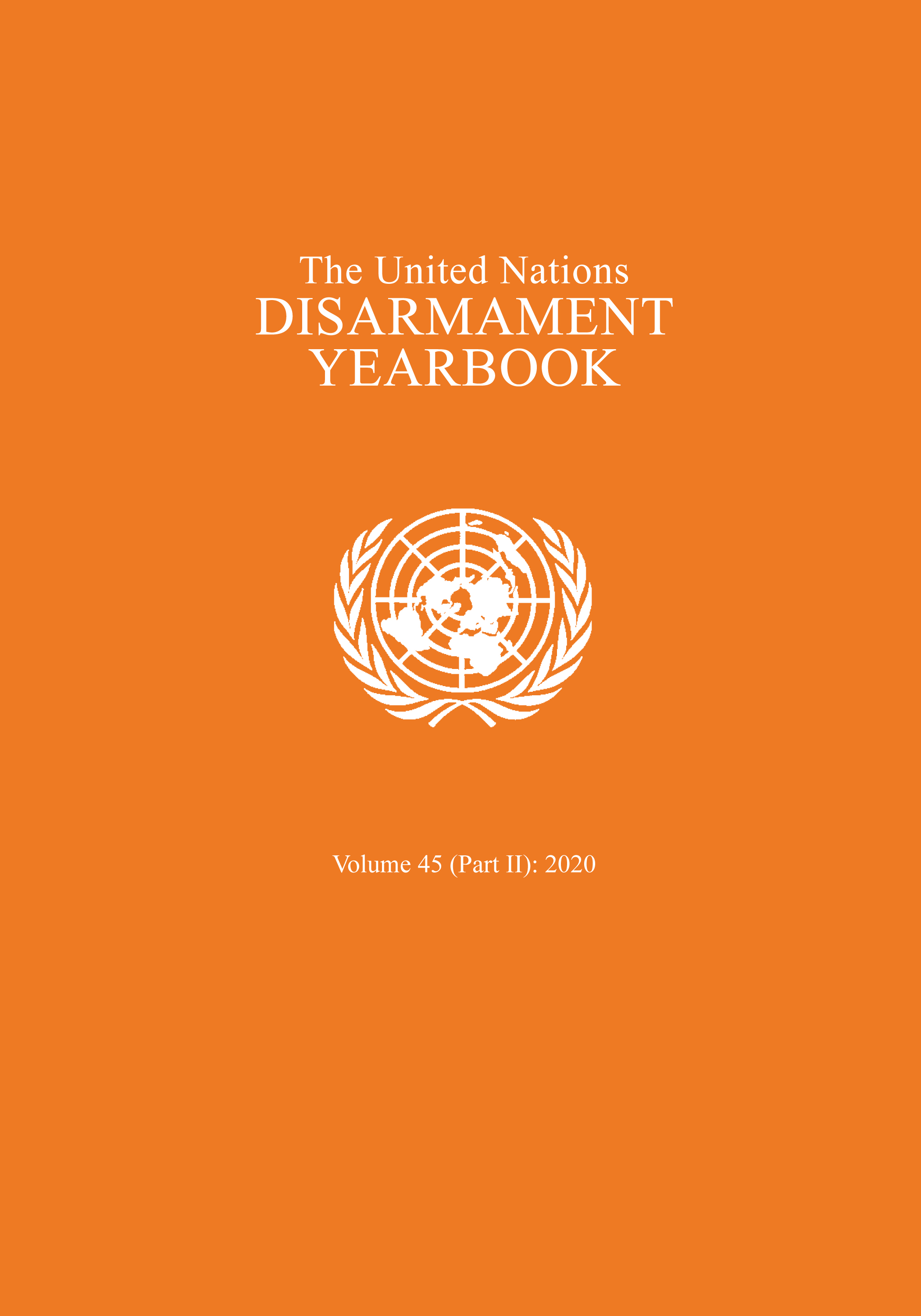 image of United Nations Disarmament Yearbook 2020: Part II