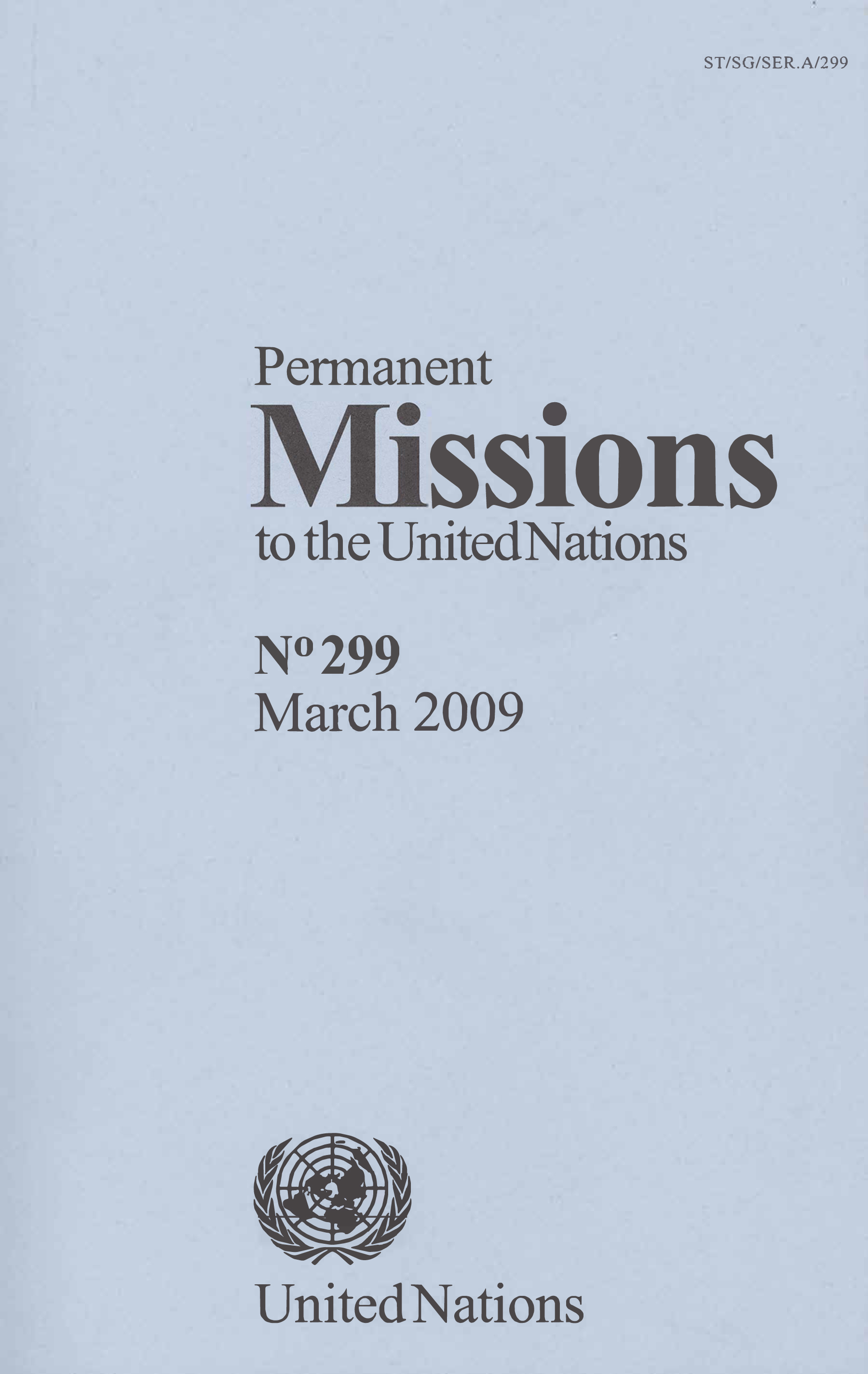 image of Permanent Missions to the United Nations No.299