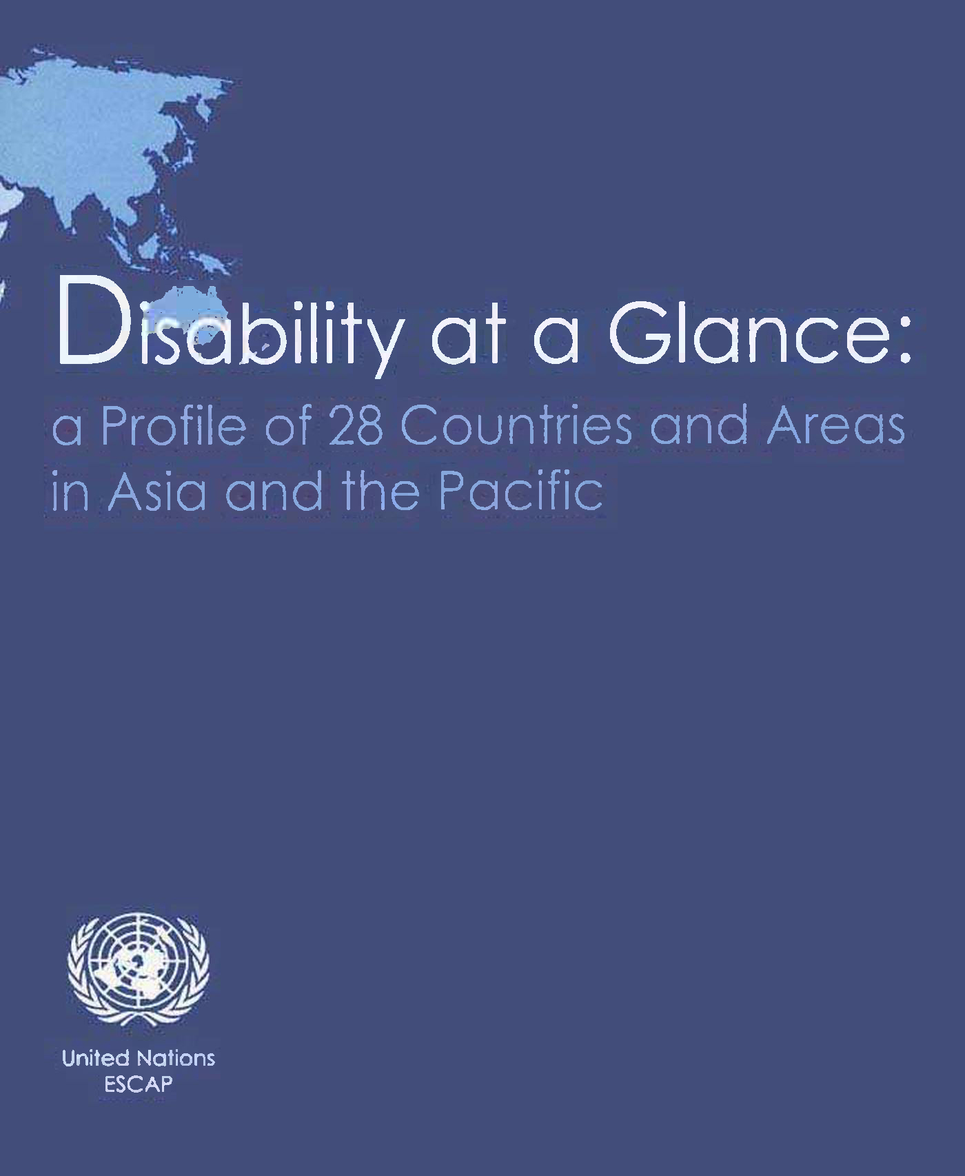 image of Disability at a Glance 2006