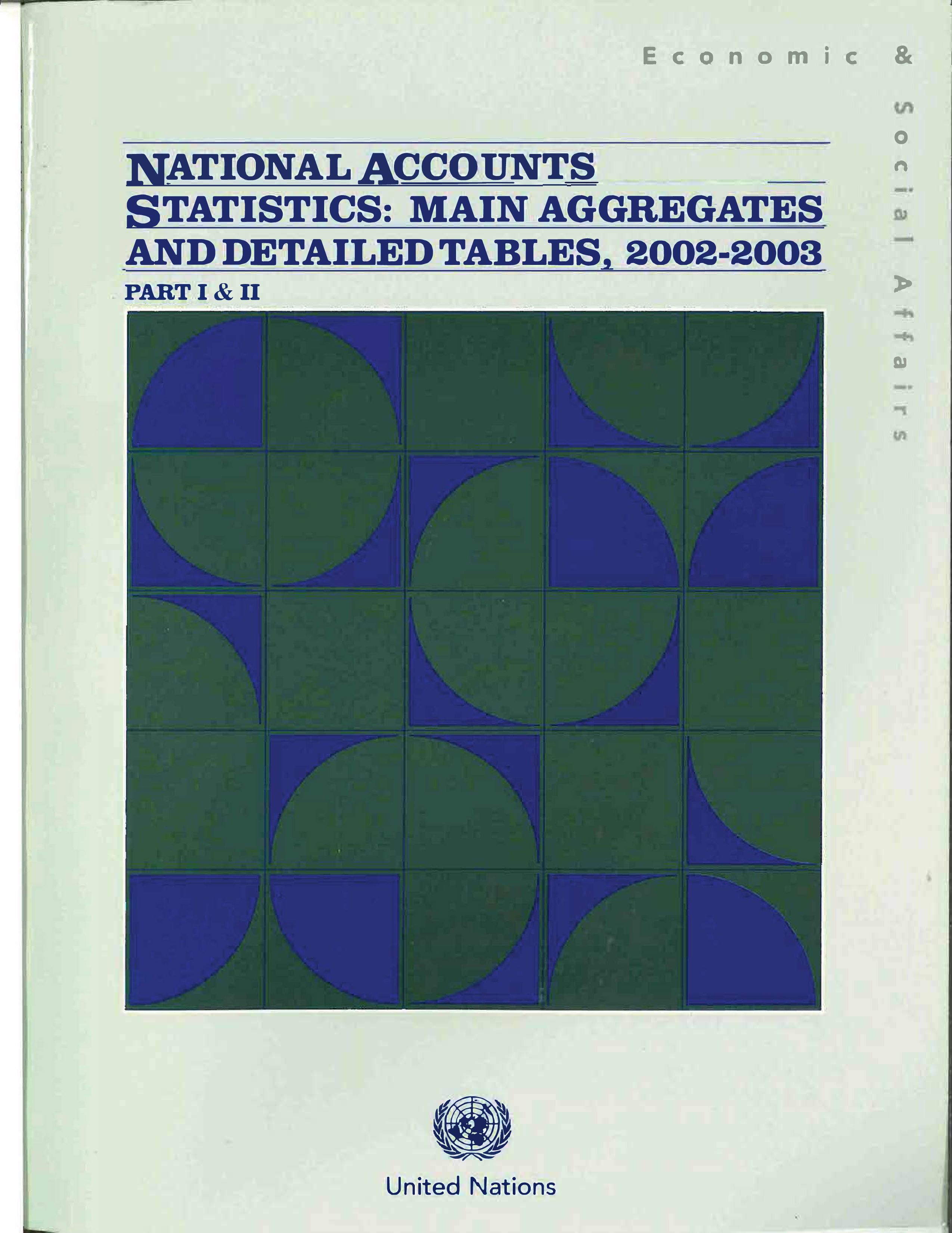 image of National Accounts Statistics: Main Aggregates and Detailed Tables 2002-2003