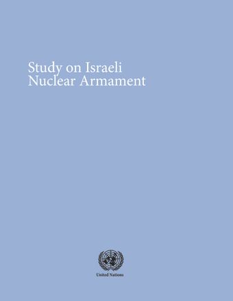 image of Study on Israeli Nuclear Armament