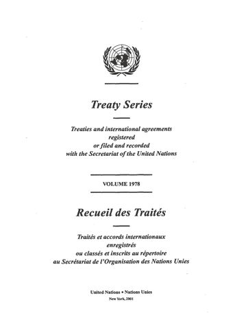 image of Treaty Series 1978