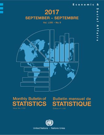 image of Monthly Bulletin of Statistics, September 2017