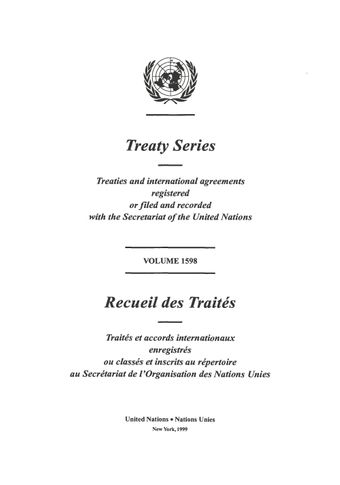 image of Treaty Series 1598