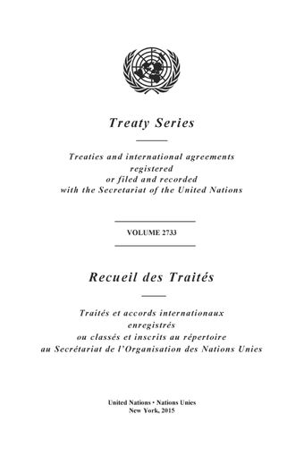 image of Recueil des Traités 2733