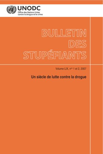 image of Bulletin des Stupéfiants, Volume LIX, nos. 1 et 2, 2007