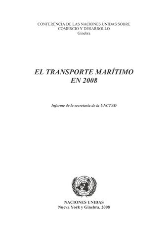 image of El Transporte Marítimo en 2008