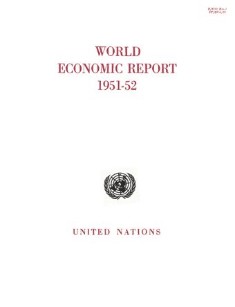 image of World Economic Report 1951–1952