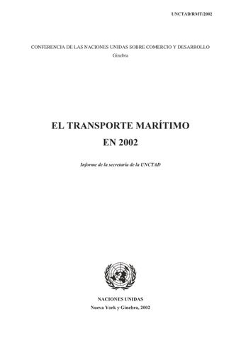 image of El Transporte Marítimo en 2002