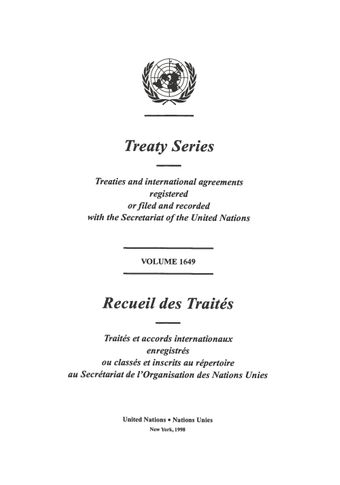 image of Treaty Series 1649