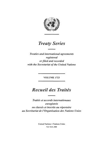 image of Treaty Series 1723