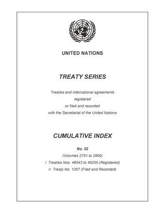 image of Treaty Series Cumulative Index No. 52