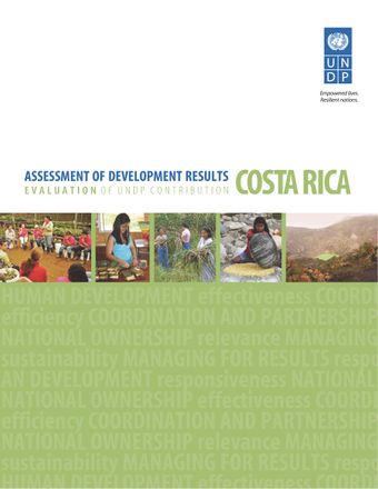 image of Assessment of Development Results - Costa Rica