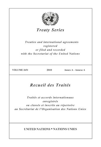 image of Treaty Series 2651