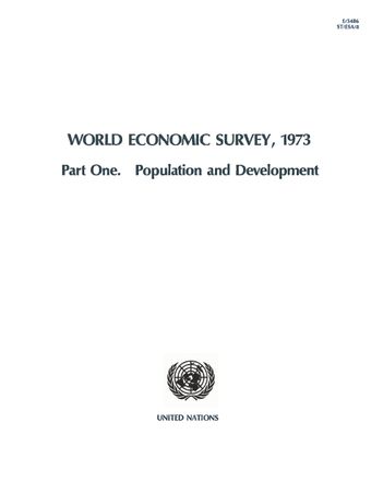 image of World Economic Survey 1973
