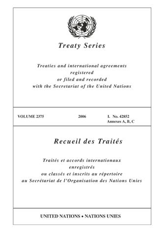 image of Recueil des Traités 2375