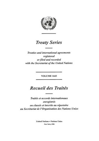 image of Treaty Series 1643