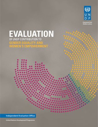 image of Evaluation of UNDP Contribution to Gender Equality and Women's Empowerment