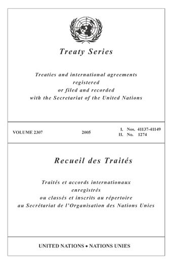 image of Treaty Series 2307