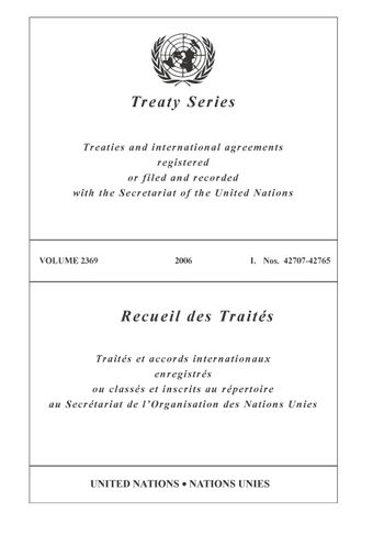 image of Treaty Series 2369