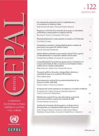 Revista de la CEPAL No. 122, Agosto 2017