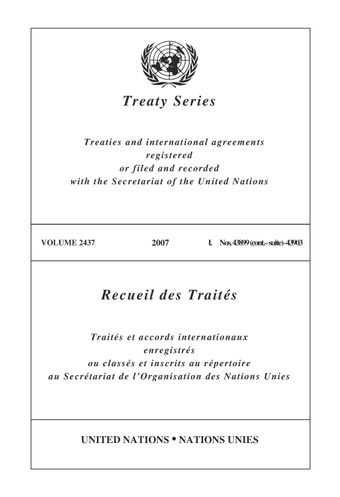image of Recueil des Traités 2437