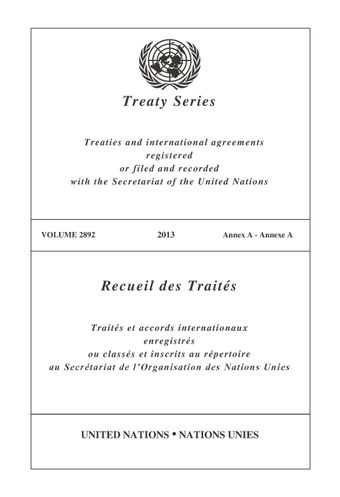 image of Treaty Series 2892