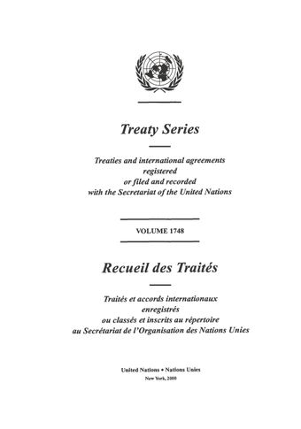 image of Treaty Series 1748