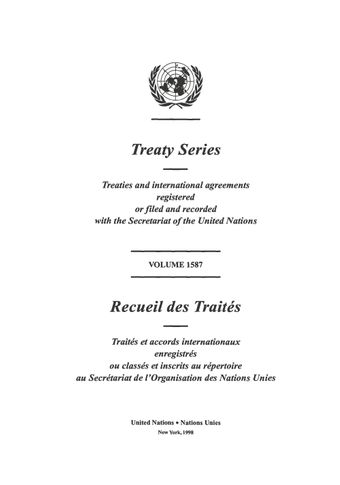 image of Treaty Series 1587