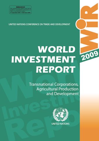 image of World Investment Report 2009