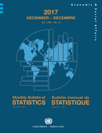 image of Monthly Bulletin of Statistics, December 2017