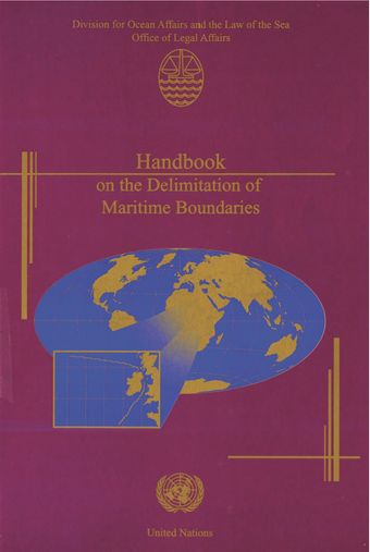 image of Handbook on the Delimitation of Maritime Boundaries