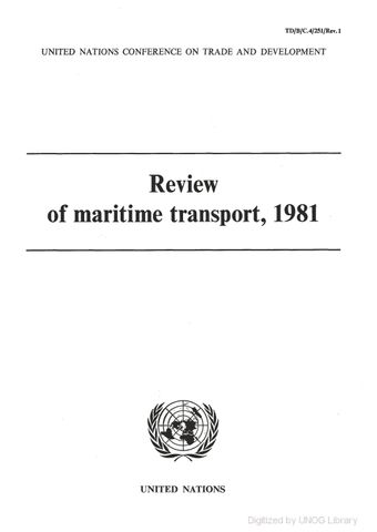image of Review of Maritime Transport 1981