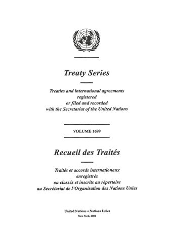 image of Treaty Series 1699