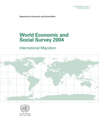 image of World Economic and Social Survey 2004