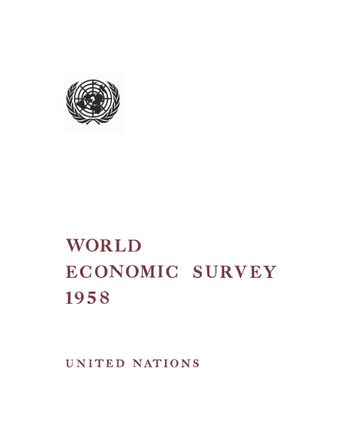 image of World Economic Survey 1958