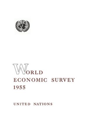 image of World Economic Survey 1955