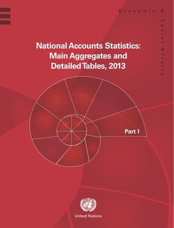 image of National Accounts Statistics: Main Aggregates and Detailed Tables 2013