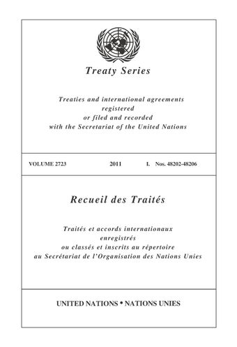 image of Treaty Series 2723