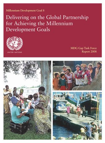 image of Millennium Development Goals (MDG) Gap Task Force Report 2008