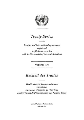 image of Treaty Series 1670