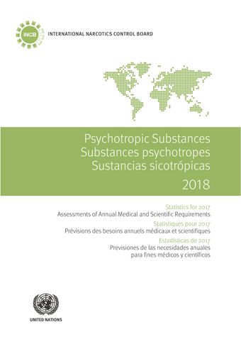 image of Sustancias sicotrópicas 2018